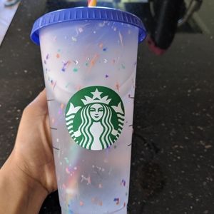 Starbucks Confetti Coloring changing cup 🎊 2020